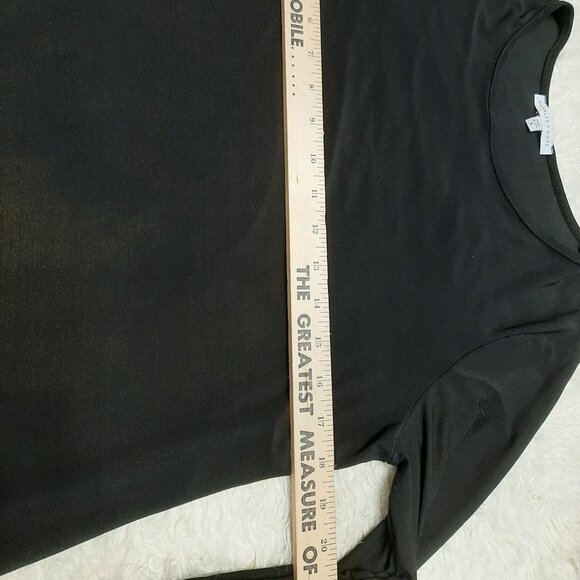 Annalee + Hope Women’s S Dress USA Faux Leather Drop Waist Edgy Moto Classy Size - Picture 4 of 8